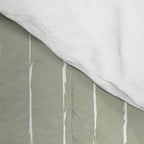Linen Sage & Navy Comforter Gallery Image 4