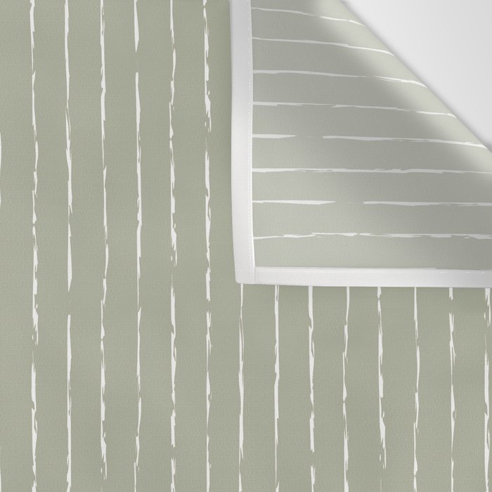 Linen Sage & Navy Wall Tapestry Gallery Image 3