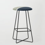 Linen Sage & Navy Stool Gallery Image 1