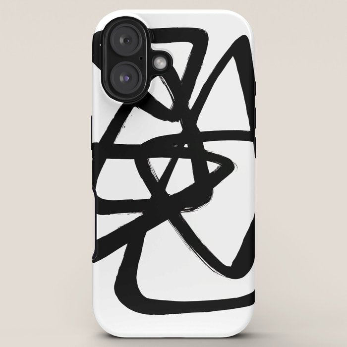 A Family Of Five White Background iPhone Case Gallery Image 5
