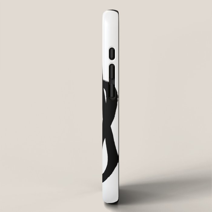 A Family Of Five White Background iPhone Case Gallery Image 2