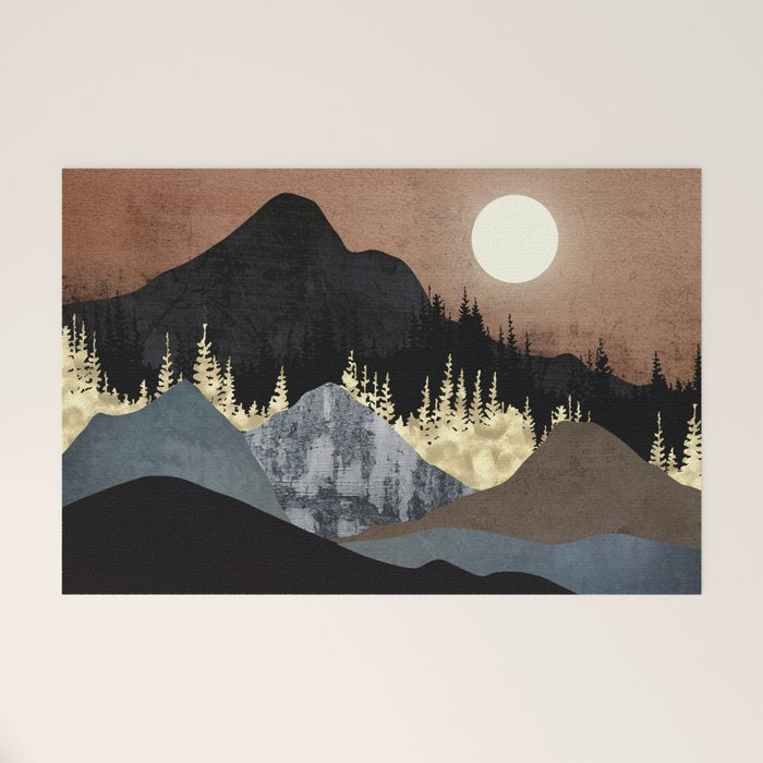 Autumn Mountains Welcome Mat Gallery Image 1