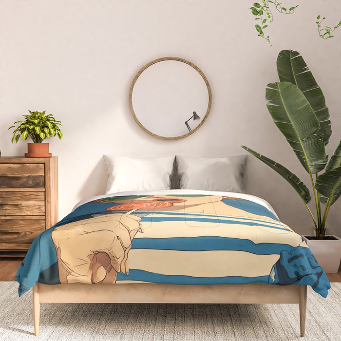 Retro Pop Lollipop Girl Comforter Gallery Image 3