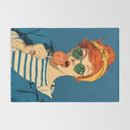 Retro Pop Lollipop Girl Rug Gallery Image 2
