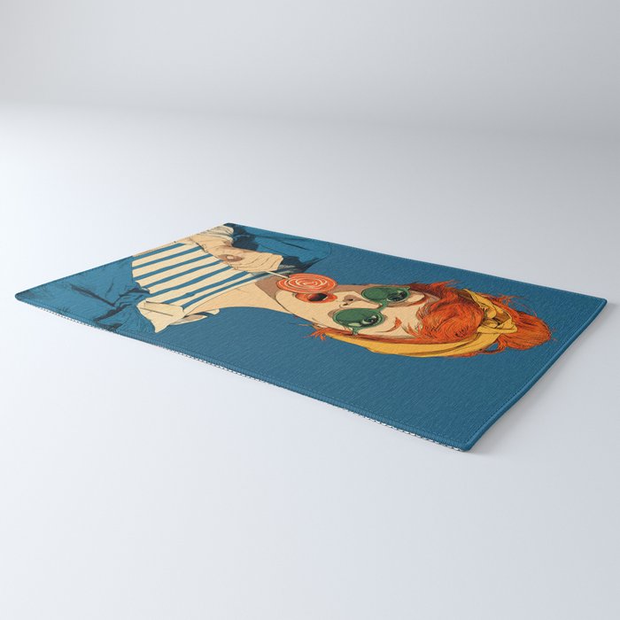 Retro Pop Lollipop Girl Rug Gallery Image 3