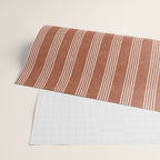 wynwood vertical stripes - ginger Wrapping Paper Gallery Image 2