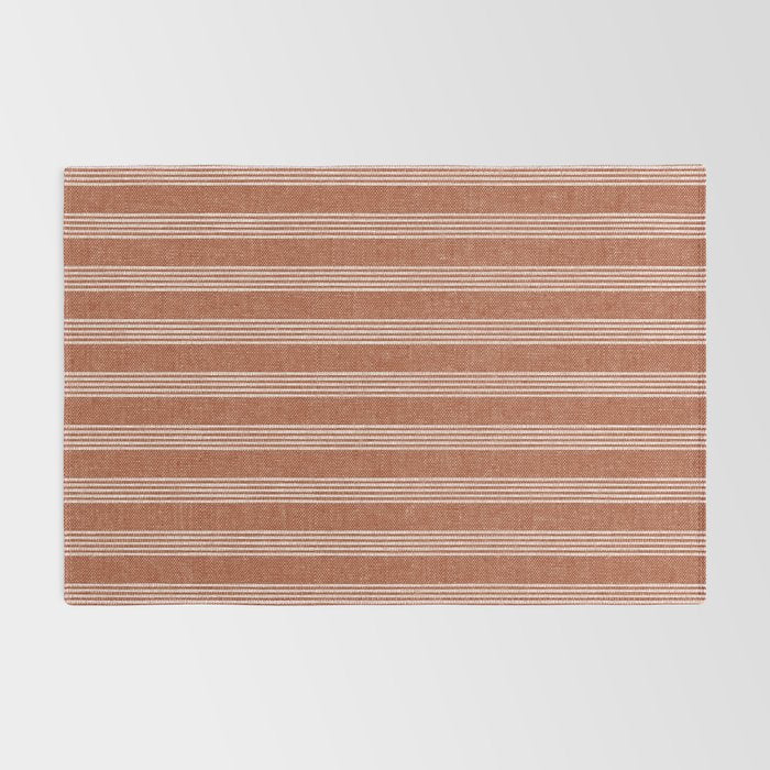 wynwood vertical stripes - ginger Rug Gallery Image 2
