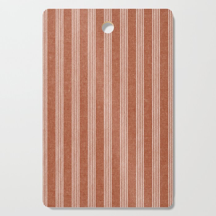 wynwood vertical stripes - ginger Cutting Board Gallery Image 1