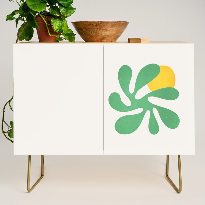 Star Leaf: Matisse Paper Cutouts VI Credenza Gallery Image 1