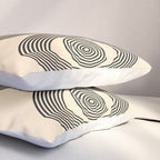 Abstraction_EYE_LINE_POP_ART_Minimalism_001X Pillow Sham Gallery Image 3