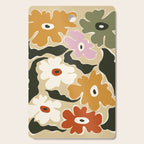 Retro abstract floral  Cutting Board Gallery Image 1