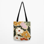 Retro abstract floral  Tote Bag Gallery Image 2