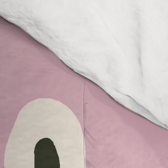 Retro abstract floral  Comforter Gallery Image 4