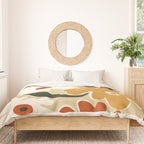 Retro abstract floral  Duvet Cover Gallery Image 3