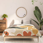 Retro abstract floral  Comforter Gallery Image 3