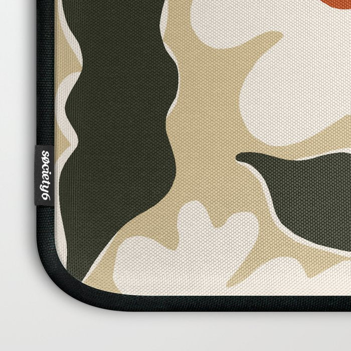 Retro abstract floral  Laptop Sleeve Gallery Image 3