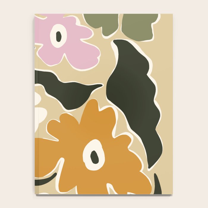 Retro abstract floral  Notebook Gallery Image 4