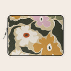 Retro abstract floral  Laptop Sleeve Gallery Image 1