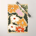 Retro abstract floral  Wrapping Paper Gallery Image 1