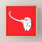 Lonely Traveller Mini Art Print Gallery Image 1