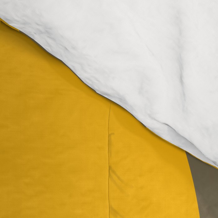 Mid Century Modern Abstract Lounge Pattern in Yellow Orange and Gray Taupe Comforter Gallery Image 4