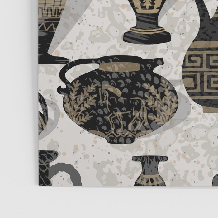Antique pottery warm black Poster Gallery Image 3