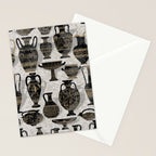Antique pottery warm black Stationery Card Gallery Image 2