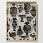 Antique pottery warm black Serving Tray Gallery Image 1