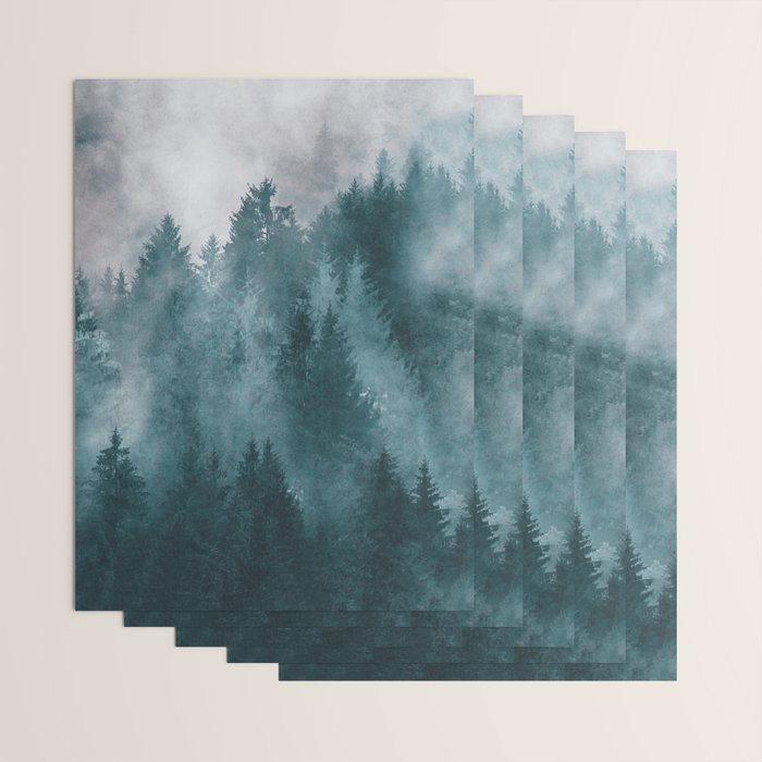 Foggy Forest 4 Wrapping Paper Gallery Image 3