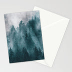 Foggy Forest 4 Stationery Card Gallery Image 2