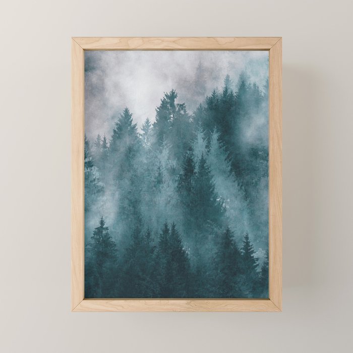 Foggy Forest 4 Mini Art Print Gallery Image 1