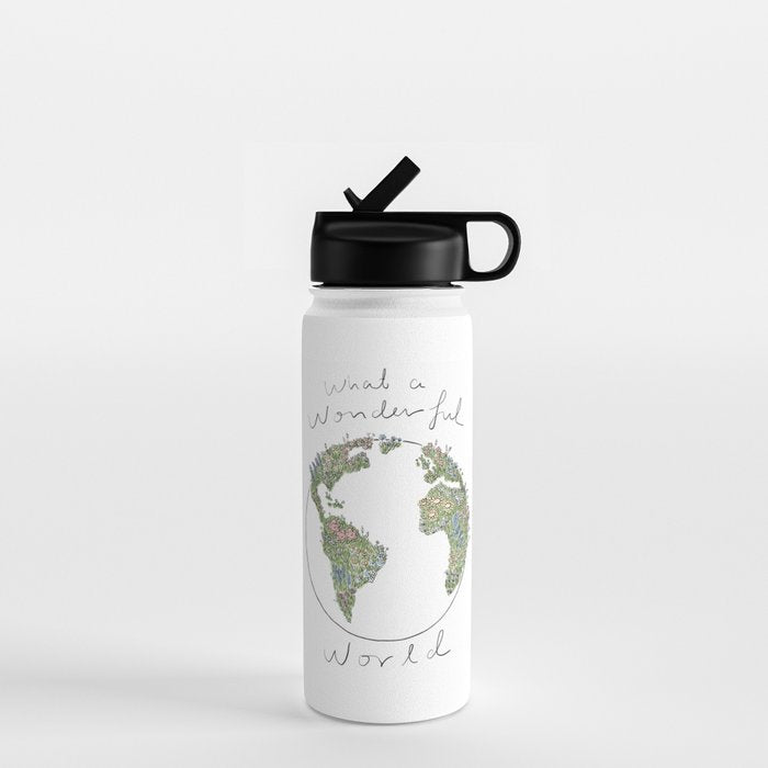 What a Wonderful World Water Bottle Gallery Image 1
