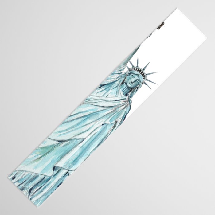 Statue of Liberty watercolor  Table Runner Gallery Image 3