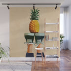 Pineapple Wall Mural Gallery Image 1