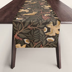 Secret Garden Spring Birds - Forest Green Table Runner Gallery Image 1