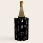 Black wildflowers Wine Chiller Gallery Image 1