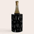 Black wildflowers Wine Chiller Gallery Image 3