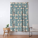 Elegant Swans in Bloom Window Curtain Gallery Image 5