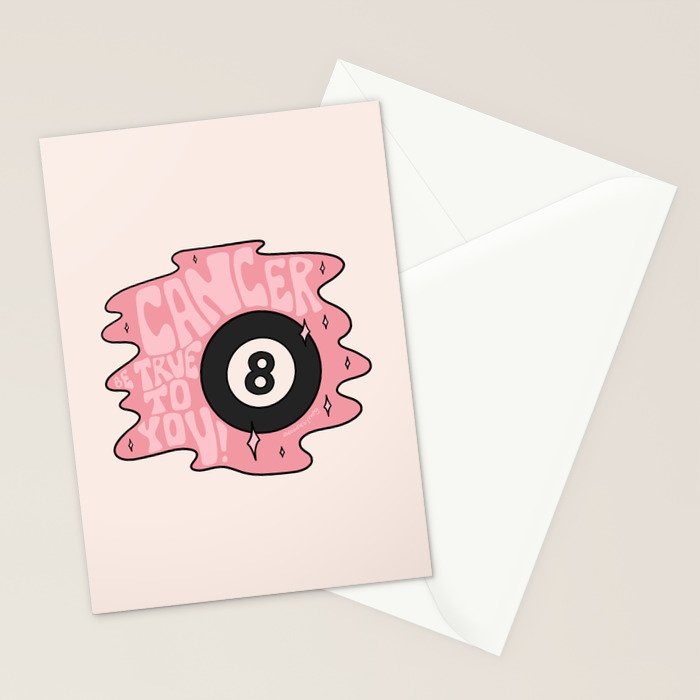 Cancer Magic 8 Ball Stationery Card Gallery Image 2