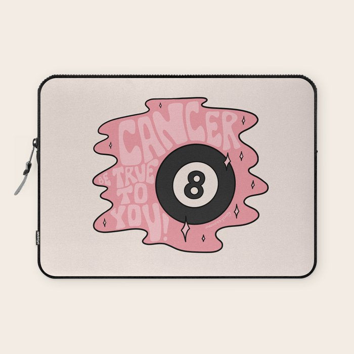 Cancer Magic 8 Ball Laptop Sleeve Gallery Image 1