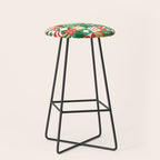 Geometric christmas holiday mosaic pattern Stool Gallery Image 1