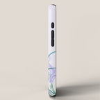 purple iris watercolor iPhone Case Gallery Image 2