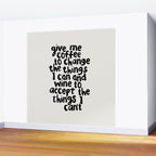Give Me Coffee to Change the Things I Can and Wine to Accept the Things I Can't Wall Mural Gallery Image 2