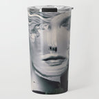 Abstract Portrait 10 Travel Mug Gallery Image 1