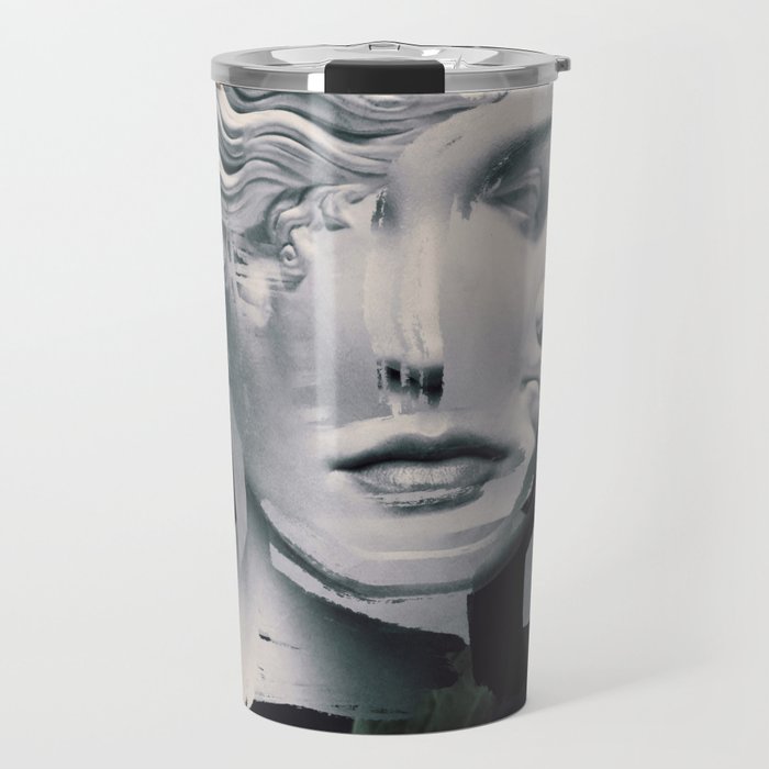 Abstract Portrait 10 Travel Mug Gallery Image 1