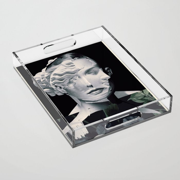 Abstract Portrait 10 Acrylic Tray Gallery Image 1