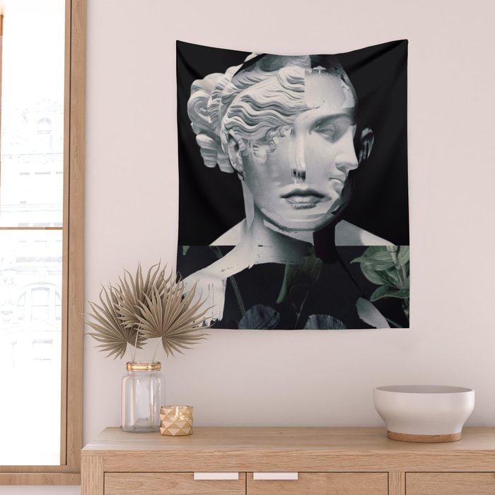 Abstract Portrait 10 Wall Tapestry Gallery Image 2