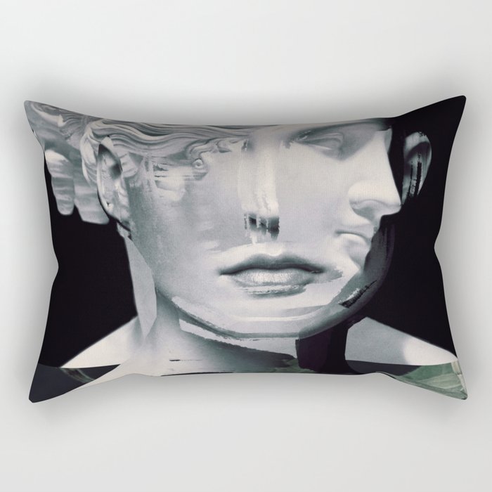 Abstract Portrait 10 Rectangular Pillow Gallery Image 1