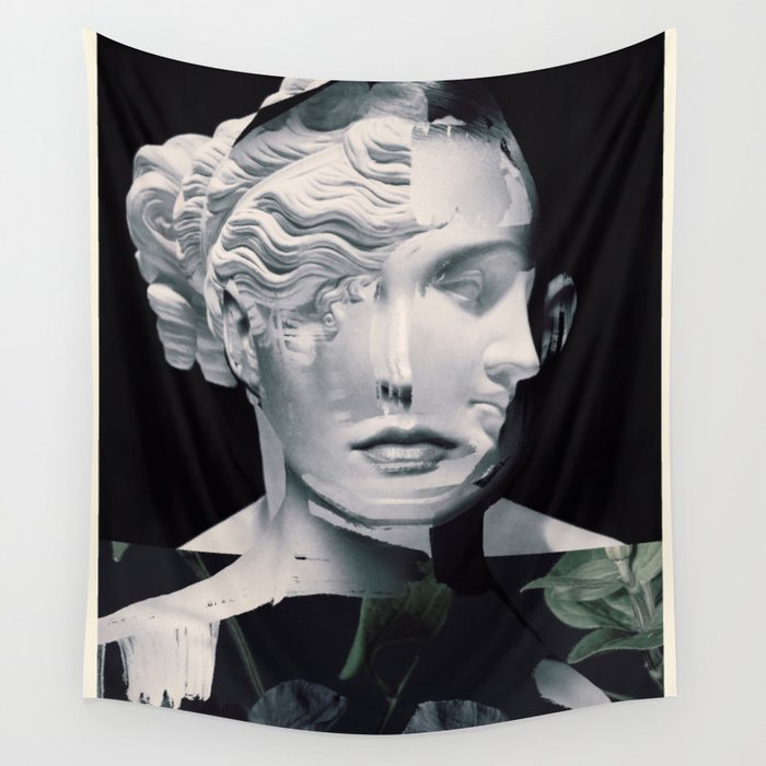 Abstract Portrait 10 Wall Tapestry Gallery Image 1