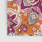 Ruby and Spice Floral Mandala Poster Gallery Image 3